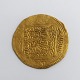 Abu al-Hasan Ali 1331-1351 dinar i guld. Diameter 31 mm. Vægt 4,5 gram