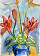 Degett, Karen 
(1954 - 2011) 
Danmark: 
Blomsteropstilling.
 Usigneret. 
Akvarel på 
papir. 76 x 68 
...