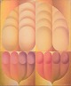 R. Wagner, 
European 
artist. Oil on 
board. 
Geometric 
composition.
Dated 1970.
Signed and 
dated ...