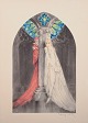 Louis Icart 
(1888-1950). 
Art Deco 
farvelitografi 
på ...