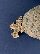 Dagmar cross in 14 carat gold, stamped 585 BH. Nice details.