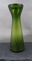 Pæn og velholdt 
stort 
Zwiebelglas, 
løg glas, 
hyacintglas i 
mørkegrønt glas 
med netmønster.
H ...