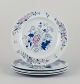 Copeland/Spode, 
England. 
Fem 
middagstallerkner 
i fajance.