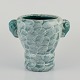 Michel Pointu, 
fransk 
keramiker. 
Unika Art Deco 
keramikvase med 
to hanke i form 
af en ...
