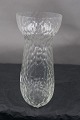 Ovalt Hyacintglas, Zwiebelglas, Løg glas i klart 
glas med netmønster 14,5cm