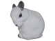 Lille Royal Copenhagen figur, kaninunge.Dekorationsnummer 7/22685.2. sortering.Højde ...