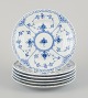 Royal 
Copenhagen Blue 
Fluted Half 
Lace, set of 
six cake ...