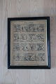 Antik tegneserie i ramme
"Hvor er katten?"
Nr. 860, nummereret 
New Ruppin
Gustav Kühn
Hyggelig og anderledes udsmykning på 
børneværelset
Indrammet
39cm x 47,5cm