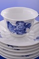Kgl. Blå blomst 
Kongelig 
porcelæn. Royal 
Copenhagen Blå 
blomst kantet. 
Kaffesæt / kop 
og ...