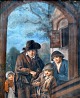 Schweickhardt, 
Hendrik Willem 
(1747 - 1797) 
Tyskland: 
Omvandrende 
musikanter. 
Pastel på 
papir. ...