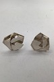 Aage Fausing / Rey Urban Sterling Silver Modern Ear Clips  Measures Diam 2.5 cm (0.98 inch) ...