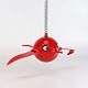 Vintage 
Hoptimist uro 
model Busy 
birdie i rødt 
plast med metal 
ophæng
Producent Hans 
Gustav ...