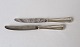 Cohr Double 
serrated 
dessert knife 
in silver and 
steel 
Stamped the 
three towers - 
CMC 
Length ...
