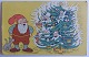 Julekort tegnet 
af Robert Storm 
Petersen 
(1882-1949). 
Juleglæde i 
juletræet - 
Nissefar kigger 
på ...