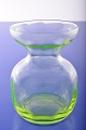 Holmegaards 
Glasværk 
ca.1930-1950. 
Smukt rundt 
hyacintglas i 
lysegrøn farvet 
glas blæst i 
...