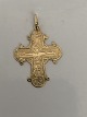 Daymark cross with engraved Our Father, in 14 carat gold. Stamped 585 HJ
Very nice details.