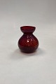 Orange-brown Hyacinth Glasss Holmegaard / Kastrup / Fyens Glass Works. Measures approx. 11.5 ...