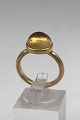 Georg Jensen 
18K Guld Ring 
David Chu 
Moonrise Citrin