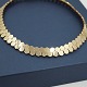 Willy Junget; A 
necklace of 14k 
gold. L. app. 
38 cm. W. 1,2 
cm. Stamped "WJ 
585"
Willy Junget, 
...