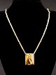Björn Weckström 
for Lapponia 
necklace of 14 
kt. gold with 
articulated 
neck chain L 49 
cm pendant ...