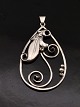 830 silver art 
deco pendant 
6.2 x 3.9 cm. 
from 
silversmith C B 
Hansen 
Copenhagen 
subject no. 
583060