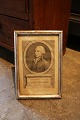 Antique early 19th century engraving in silvered wooden frame by John Howard...