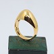 Knud V. 
Andersen; Ring 
i 14 kt. guld