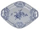 Blå Blomst Svejfet
Sjælden serveringsbakke med blondekant fra før 1894
