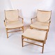 Dette sæt af to 
Colonial 
lænestole med 
skammel, model 
OW 149, 
designet af Ole 
Wanscher og ...