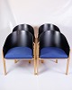 Dette sæt af 
fire 
spisestuestole 
fra 1960'erne, 
designet og 
fremstillet af 
Kvist Møbler, 
er et ...