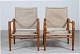 Kaare Klint 
(1888-1954)
Safaristole 
fremstillet af 
ask
med sæde og 
ryg af kanvas 
samt løse ...