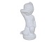 Søholm keramik, 
hvid figur 
"Ikke se".
Dekorationsnummer 
775.
Højde 15,5 cm.
Perfekt stand.