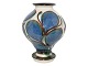 Kähler keramik, 
vase dekoreret 
med blå, grønne 
og hvide 
farver.
Vasen er 
produceret i 
starten ...