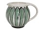 Kähler keramik, 
lille kande med 
grønne striber.
Kanden er 
produceret i 
starten af 1900 
...