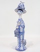 Intakt Bjørn 
Wiinblad figur 
fremstillet i 
keramik model 
forår af blå og 
hvide farver. 
...