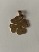 Four-leaf clover Pendant/Charms in 14 carat gold.