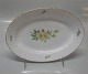 Bing & Grøndahl 
Klitrose 018 
Ovalt fad 24 cm 
(318)  Hvidt 
kantet porcelæn 
med bred 
guldkant og ...