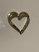 Pendant 14 
carat gold, 
designed as a 
Heart
with ...