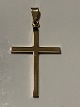 Cross pendant 
in 14 carats
Stamped: 585.