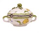 Rare late 18th century Stralsund faience sugar tureen circa 1770. H: 11,5cm