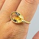 Georg Jensen; 
Savannah ring i 
18 kt. guld med 
citrin