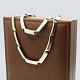 Georg Jensen silver jewellery.A jewelry set in sterling silver, set with necklace and ...
