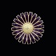 A. Michelsen 
Marguerit / 
Daisy Broche i 
forgyldt ...