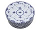 Royal 
Copenhagen 
Musselmalet 
Helblonde, 
middagstallerken.

Dekorationsnummer 
...