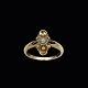 Evald Nielsen 
1879 - 1958. 
Skønvirke ring 
i 14k guld med 
perle.
Tegnet og 
udført hos 
Evald ...