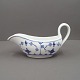 Royal Copenhagen porcelain.Royal Copenhagen, blue fluted;A sauce jug of porcelain ...
