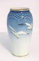 Bing & Grondahl. Seagull with gold. Vase. Model 678. Height 14 cm. (2. quality)