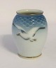 Bing & Grondahl. Seagull with gold. Vase. Model 208. Height 6.7 cm. (2. quality)