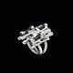 Flemming 
Knudsen - 
Denmark. 
Sterling Silver 
Ring with 
Tourmaline 
Crystals.
Designed and 
crafted ...
