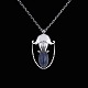 Georg Jensen. 
Vedhæng i sølv 
med Lapis 
Lazuli #42.
Tegnet af 
Georg Jensen 
1866 - 1935
Stemplet ...